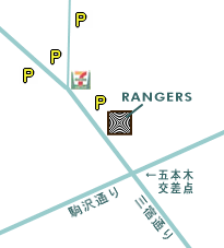 目黒店近隣コインパーキング地図